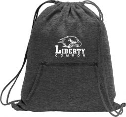 Port & Company Core Fleece Sweatshirt Cinch Pack, Dark Heather Grey